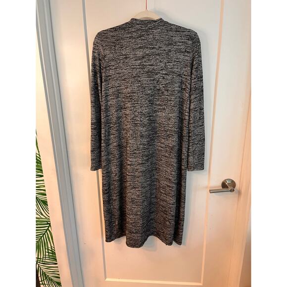 Velvet By Graham & Spencer Gray Long Open Cardigan Sweater Size XS - Picture 2 of 7